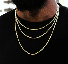 Twist Rope Chain Necklace- Miles Jewellery