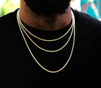 Twist Rope Chain Necklace- Miles Jewellery