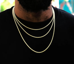 Twist Rope Chain Necklace- Miles Jewellery