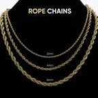 Twist Rope Chain Necklace- Miles Jewellery