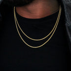 Twist Rope Chain Necklace- Miles Jewellery