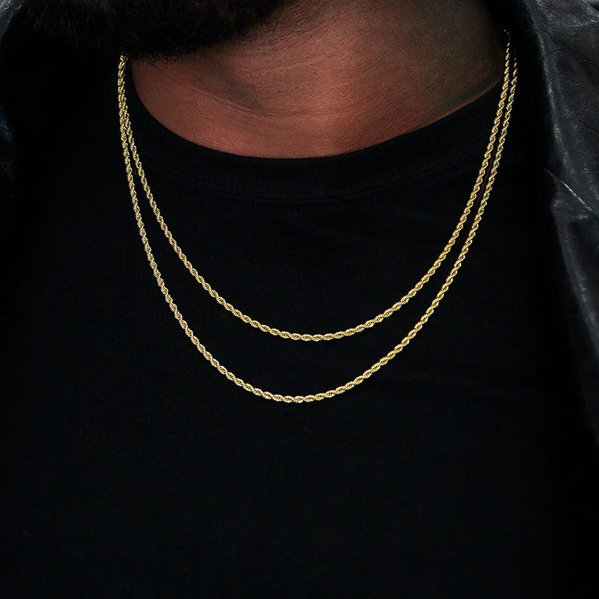 Twist Rope Chain Necklace- Miles Jewellery
