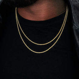 Twist Rope Chain Necklace- Miles Jewellery