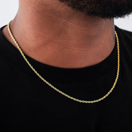 Twist Rope Chain Necklace- Miles Jewellery