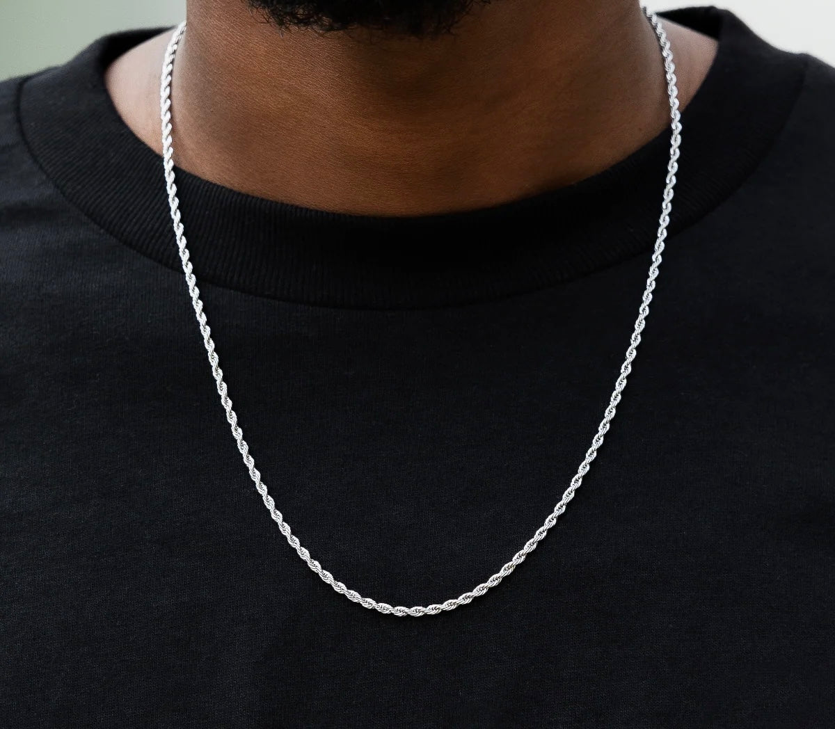 Twist Rope Chain Necklace- Miles Jewellery