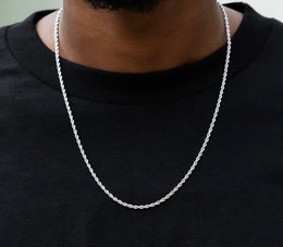 Twist Rope Chain Necklace- Miles Jewellery
