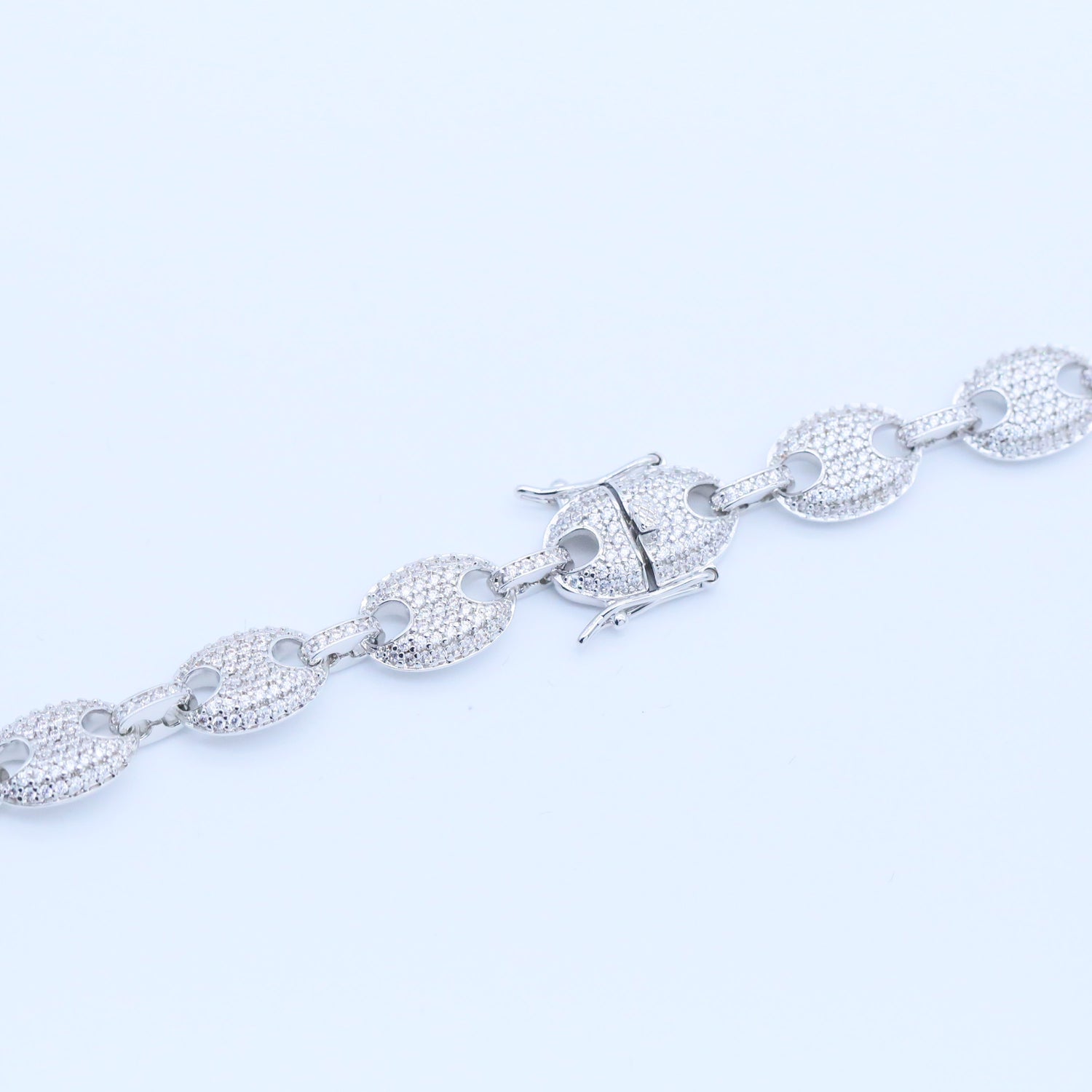 12mm Iced Coffee Bean Chain Necklace- Miles Jewellery