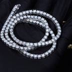 4mm Iced Tennis Chain Necklace- Miles Jewellery