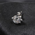 Dragon Claw Moissanite Stud Earrings – 925 Sterling Silver- Miles Jewellery