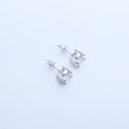 Certified VVS1 D Moissanite Stud Earrings – 925 Sterling Silver Earrings- Miles Jewellery