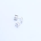 Certified VVS1 D Moissanite Stud Earrings – 925 Sterling Silver Earrings- Miles Jewellery