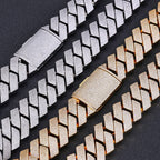 26mm Iced Cuban Link Chain – 6 Row CZ Cuban Necklace- Miles Jewellery