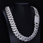 26mm Iced Cuban Link Chain – 6 Row CZ Cuban Necklace- Miles Jewellery