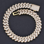26mm Iced Cuban Link Chain – 6 Row CZ Cuban Necklace- Miles Jewellery