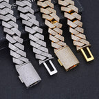 26mm Iced Cuban Link Chain – 6 Row CZ Cuban Necklace- Miles Jewellery