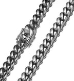 6-22mm Miami Cuban Chain - Stainless Steel Necklace- Miles Jewellery