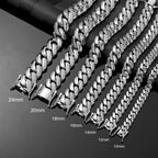 6-22mm Miami Cuban Chain - Stainless Steel Necklace- Miles Jewellery