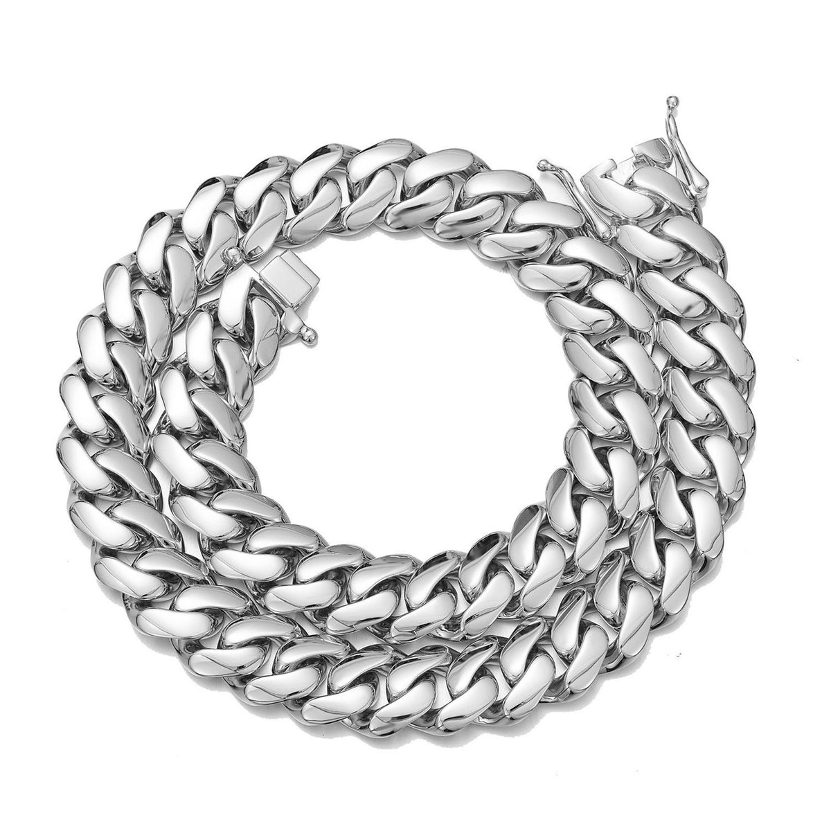 6-22mm Miami Cuban Chain - Stainless Steel Necklace- Miles Jewellery