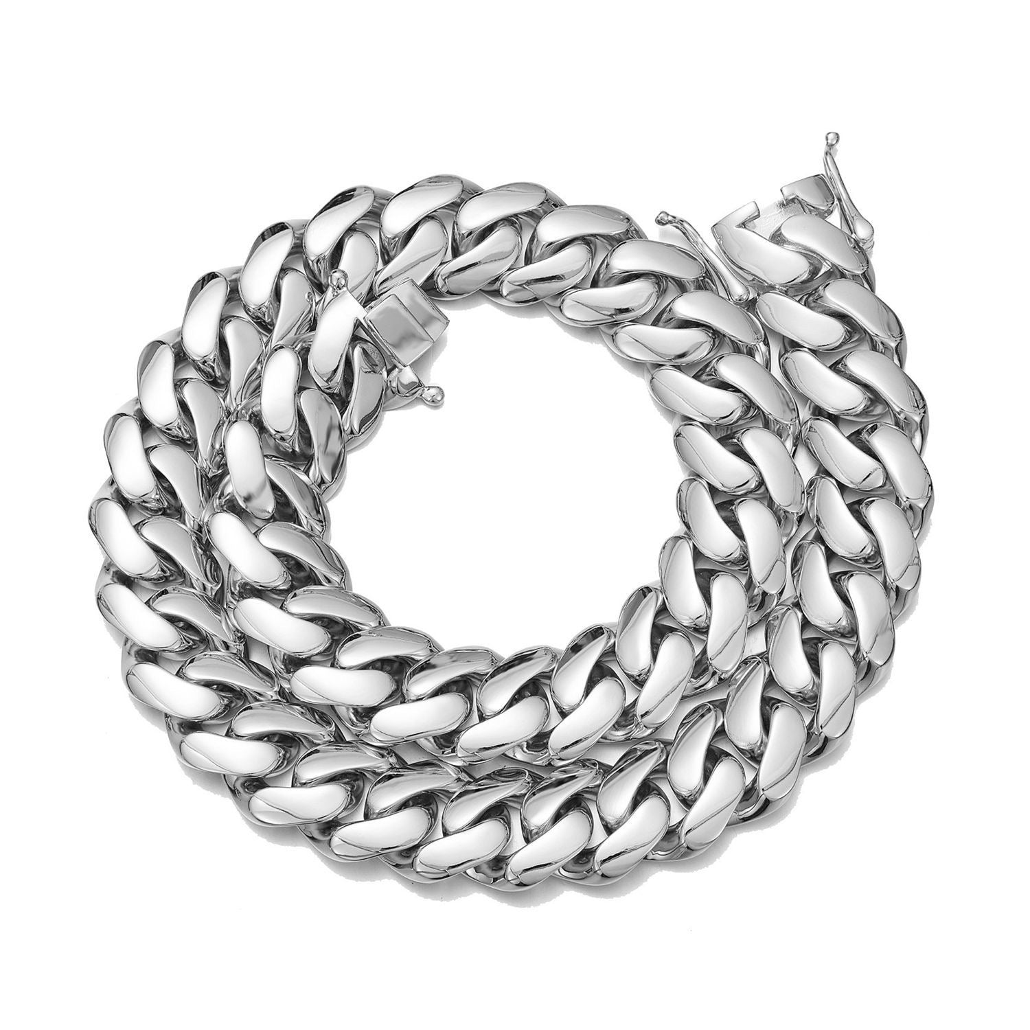 6-22mm Miami Cuban Chain - Stainless Steel Necklace- Miles Jewellery
