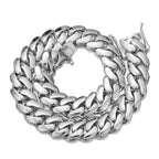6-22mm Miami Cuban Chain - Stainless Steel Necklace- Miles Jewellery