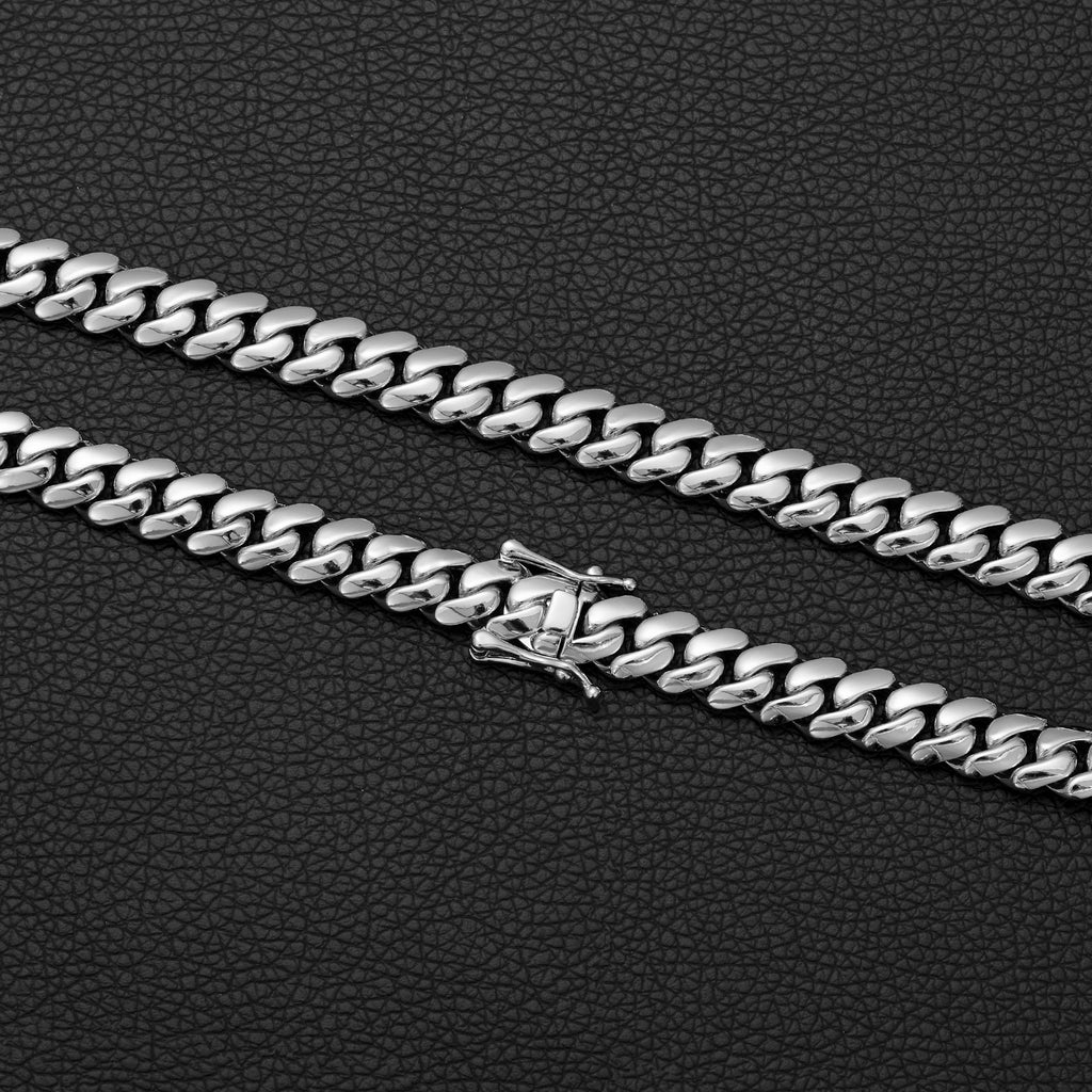 6-22mm Miami Cuban Chain - Stainless Steel Necklace- Miles Jewellery