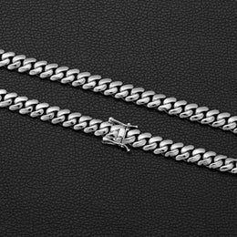 6-22mm Miami Cuban Chain - Stainless Steel Necklace- Miles Jewellery