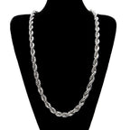 10mm Rope Chain - Stainless Steel Necklace- Miles Jewellery