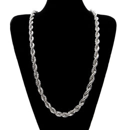 10mm Rope Chain - Stainless Steel Necklace- Miles Jewellery