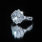2 Carat Moissanite Engagement Ring- Miles Jewellery