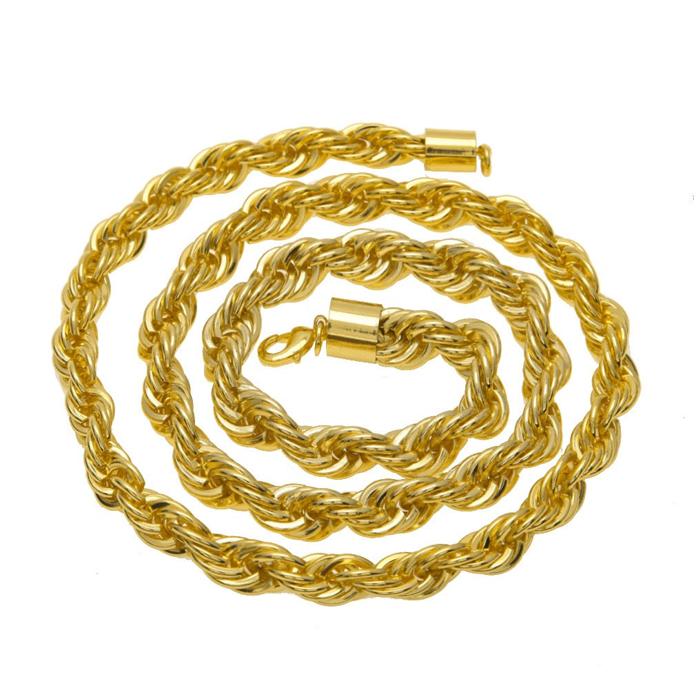10mm Rope Chain - Stainless Steel Necklace- Miles Jewellery