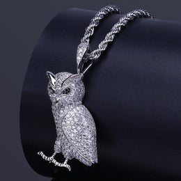 Iced Owl Pendant product image 1