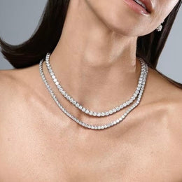 2-6mm Iced Tennis Chain Necklace - product image 3