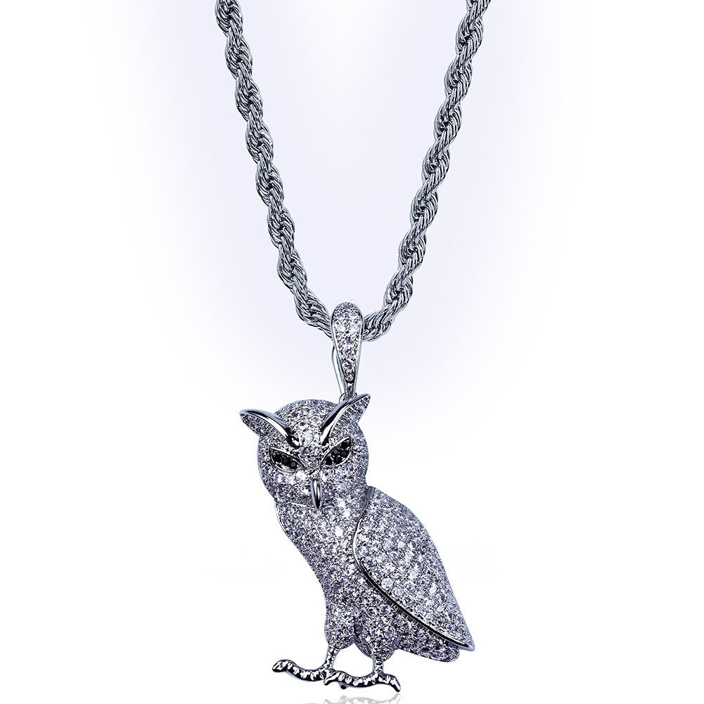 Iced Owl Pendant product image 3