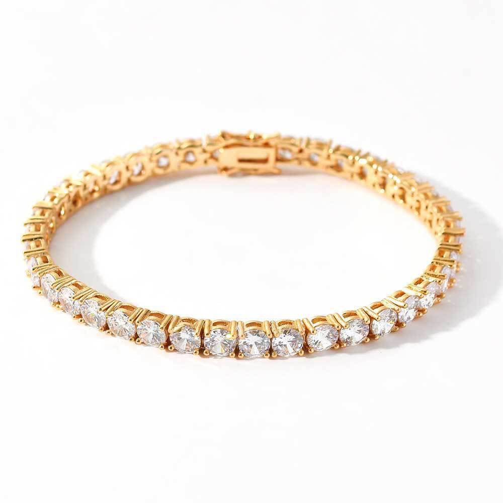3mm Iced CZ Tennis Bracelet