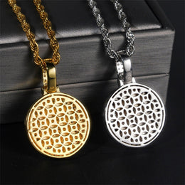 Moissanite Bitcoin Pendant 925 Sterling Silver — product image 5
