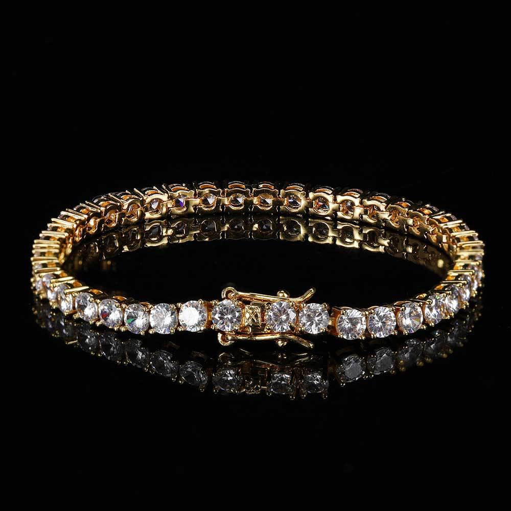 4mm Iced CZ Tennis Bracelet