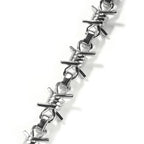 Iced Barbed Wire Chain Necklace