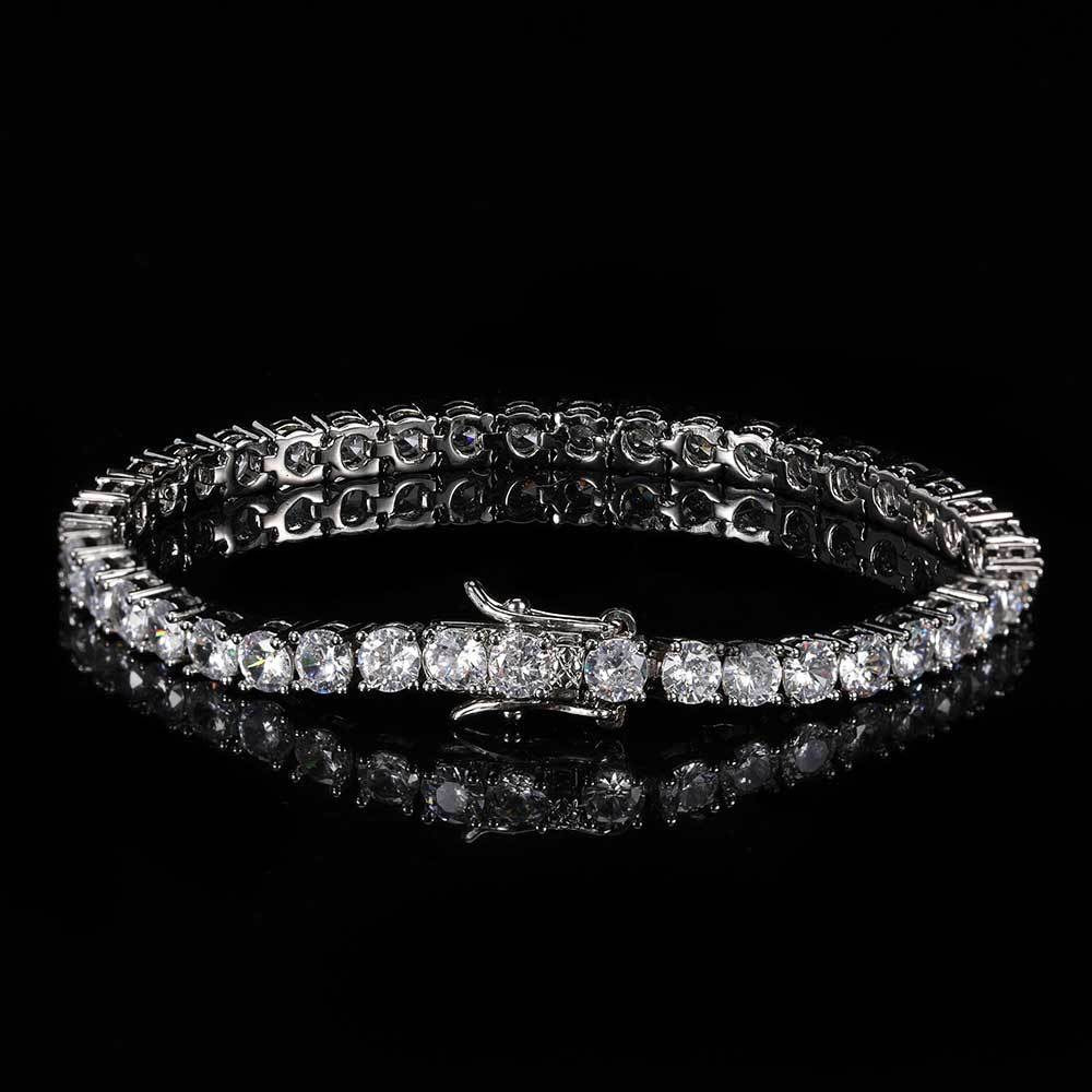 5mm Iced CZ Tennis Bracelet