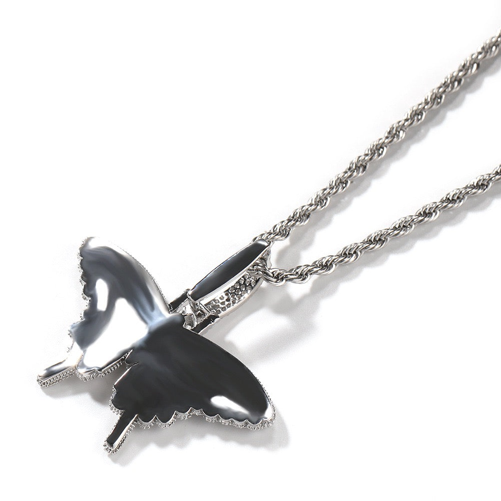 Mini Solid Iced Butterfly Pendant product image 11