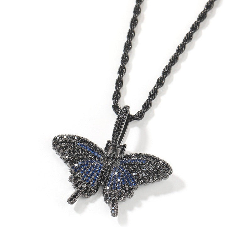 Mini Solid Iced Butterfly Pendant product image 14