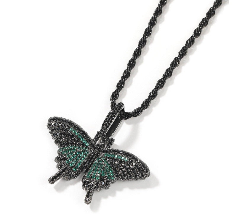 Mini Solid Iced Butterfly Pendant product image 15