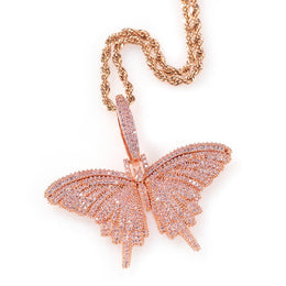 Mini Solid Iced Butterfly Pendant product image 13