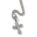 Iced Color Cross Pendant - Hip Hop Jewelry- Miles Jewellery