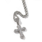 Iced Color Cross Pendant - Hip Hop Jewelry- Miles Jewellery