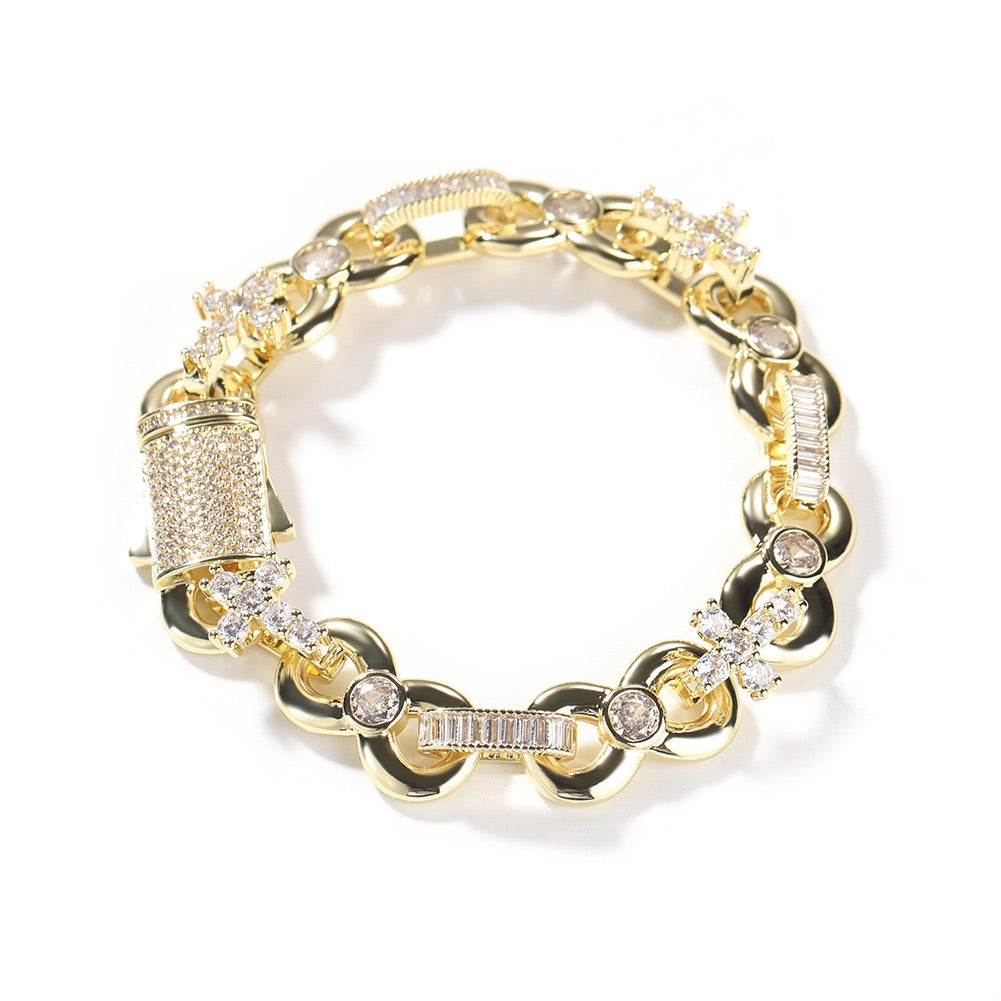 Iced Infinity Cross Link bracelet product view 10