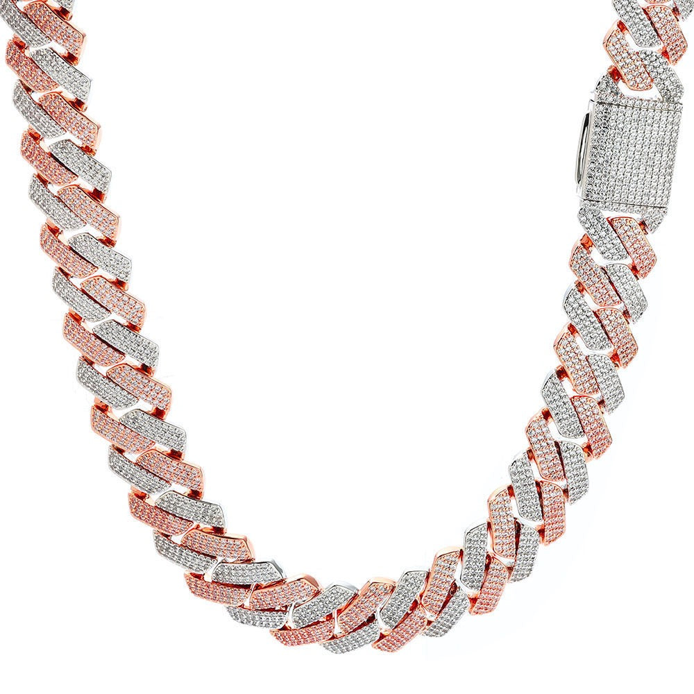 20mm Iced Cuban Chain – 3 Row CZ product image 8