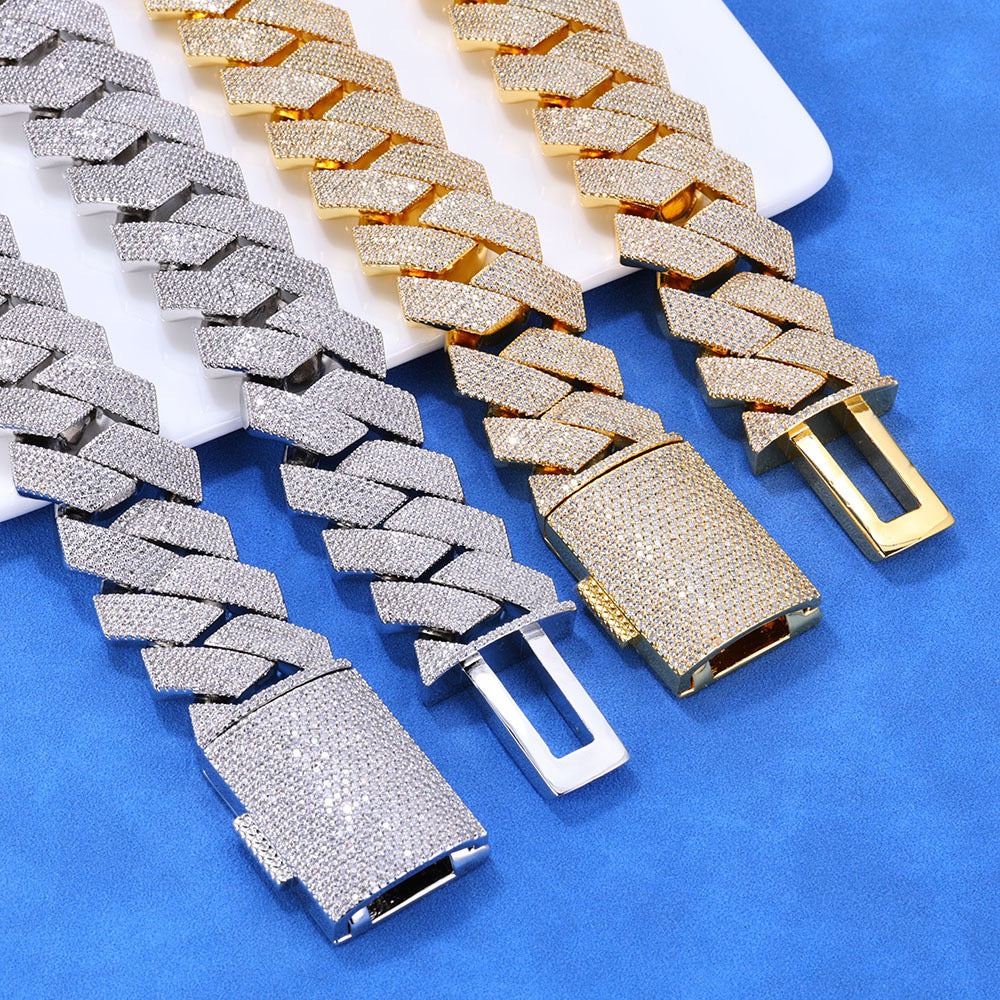 26mm Iced Cuban Chain - 6 Row CZ - product image 14