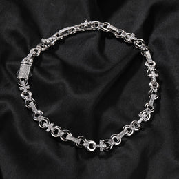 Iced Infinity Cross Link necklace product view 4