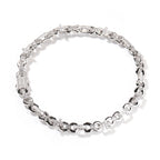Iced Infinity Cross Link Chain Necklace