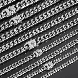6-18mm Miami Stainless Steel Cuban Link jewelry detail view 12